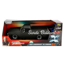8429 1:16 Fast ve Furious 1967 Chevrolet El Camino USB Şarjlı Uzaktan Kumandalı Araba