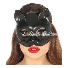 Nessiworld Siyah Renk Lüks Kedi Maskesi 12x13 cm
