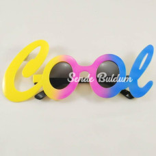 Nessiworld Cool Yazılı Rengarenk Parti Gözlüğü 21x8 cm