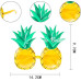 Nessiworld Tropikal Hawaii Ananas Şekilli Parti Gözlüğü 9.5 x 14 cm