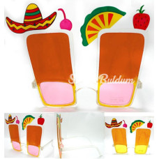 Nessiworld Sombrero Hawaii Fiesta Meyve Figürlü Yaza Merhaba Gözlük