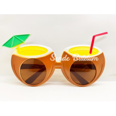 Nessiworld Hindistan Cevizi Tropikal Hawaii Yaza Merhaba Parti Gözlüğü