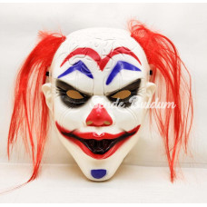 Nessiworld Kızıl Saçlı Joker Palyaço Maskesi