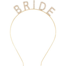 Nessiworld Altın Gold Renk Bekarlığa Veda Kristal Taş Bride Tacı İthal 16x10 cm Nessiworld Altın Gold Renk Bekarlığa Veda Kristal Taş Bride Tacı İthal 16x10 cm