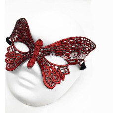 Nessiworld Kırmızı Dantel Masquerade Maskesi 7 No