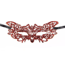 Nessiworld Kırmızı Dantel Masquerade Maskesi 9 No
