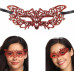 Nessiworld Kırmızı Dantel Masquerade Maskesi 9 No