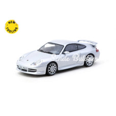 Tarmac Works X iXO Models 1/64 Porsche 911 GT3 (type 996) Silver Tarmac Works X iXO Models 1/64 Porsche 911 GT3 (type 996) Silver