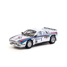 Tarmac Works 1/64 Lancia 037 Rally Rally Monte Carlo 1983 #1 with Tarmac Cards Tarmac Works 1/64 Lancia 037 Rally Rally Monte Carlo 1983 #1 with Tarmac Cards