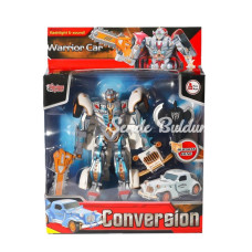 HW66812 Işıklı Dönüşebilen Robot Araba Vardem