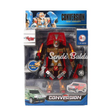 HW899125 Dönüşebilen Robot Jeep 1:24 Vardem