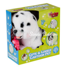 PR6602225 Yürüyen Tasmalı Peluş Köpek