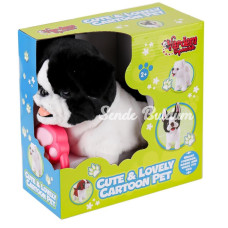 PR6630825T Tasmalı Yürüyen Peluş Fransız Köpeği