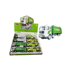 YH71157A SÜRTMELİ METAL 1:50 ÇÖP KAMYONU