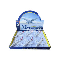 HW180 2823 RED CB IŞIKLI SESLİ METAL YOLCU UÇAĞI