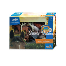 SHD5804 Vardem Kutulu 10 Parça Çiftlik Hayvanları Seti