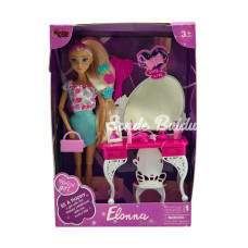 WG66906 Vardem Kutulu  Güzellik Masalı Bebek Set 115 inç