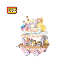 LZ8855 LOZ TATLI SEPETİ ARABASI 300 PARÇA BLOCK OYUNCAK