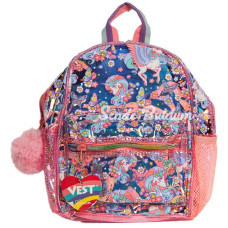 Vest Şeffaf Hologramlı Unicorn Sırt Çantası