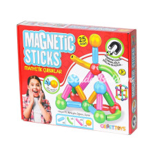 MS25 Manyetik Çubuklar 25 Parça Gepettoys