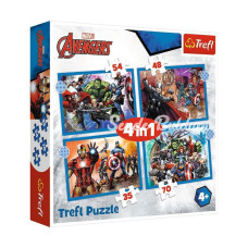 PUZZLE34386  The Avengers 4IN1  Puzzle