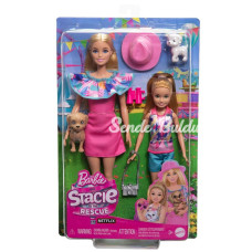 NessiWorld HRM09 Barbie ve Stacie Kız Kardeşler İkili Set  Barbie ve Stacie To The Rescue