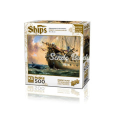 20050 HMS Agamemnon in Atlantic 500 Parça Puzzle KS Puzzle
