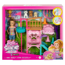 NessiWorld HRM10 Stacienin Köpekçik Oyun Parkı  Barbie and Stacie To The Rescue