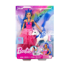 NessiWorld HRR16 Barbie Mavi Saçlı Prenses Bebek