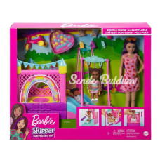 HHB67 Barbie  Bebek Bakıcısı Skipper Oyun Evi Seti