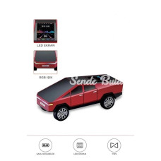 D68 Cyber Model Araba Tasarımlı Bluetooth Hoparlör 15w Güçlü Ses Rgb Led /tws/usb Kırmızı