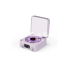 Waves Nostalji Plak Görünümlü Bluetooth Hoparlör 3d Ses Dalgası Retro Müzik Plak Mor Waves Nostalji Plak Görünümlü Bluetooth Hoparlör 3d Ses Dalgası Retro Müzik Plak Mor