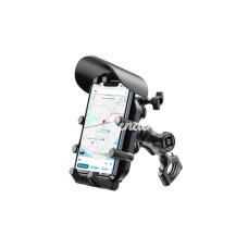 Gidon Bağlantılı Güneş Ve Yağmur Korumalı 360° Derece Ayarlanabilir Motosiklet Bisiklet Telefon Tutucu Gidon Bağlantılı Güneş Ve Yağmur Korumalı 360° Derece Ayarlanabilir Motosiklet Bisiklet Telefon Tutucu