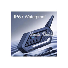 Bt62 Motosiklet Kask Kulaklığı Bluetooth Intercom 2 Intercom Bağlantılı