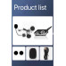 Bt62 Motosiklet Kask Kulaklığı Bluetooth Intercom 2 Intercom Bağlantılı