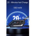 Bt62 Motosiklet Kask Kulaklığı Bluetooth Intercom 2 Intercom Bağlantılı
