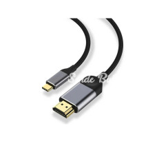 3 Metre 8 Gbps Hız 4k/30 Hz Type C To Hdmı Çevirici Dönüştürücü Tv Telefon Pc Hasır Bağlantı Kablosu