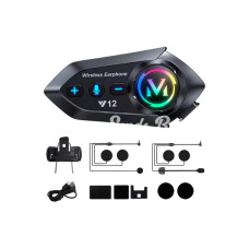 Y12 Motor Kask Kulaklık Rgb Modlu Radyolu Motosiklet Kulaklık 5.3 Bluetooth Intercom Y12 Motor Kask Kulaklık Rgb Modlu Radyolu Motosiklet Kulaklık 5.3 Bluetooth Intercom