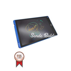 T12 Mavi Writing Tablet Lcd 12 Inç Dijital Kalemli Çizim Yazı Tahtası