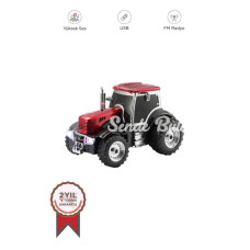 D42 Kırmızı Traktör Tasarım Usb/fm Radyo Bluetooth Hoparlör Speaker