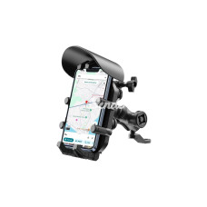 Ayna Bağlantılı Güneş Ve Yağmur Korumalı 360° Derece Ayarlanabilir Motosiklet Telefon Tutucu Ayna Bağlantılı Güneş Ve Yağmur Korumalı 360° Derece Ayarlanabilir Motosiklet Telefon Tutucu