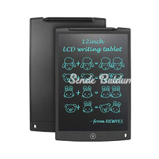 12 Inc Writing Lcd Grafik Dijital Kalemli Çizim Tableti Yazı Tahta Not Yazma Eğitim Tableti