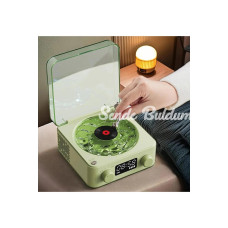 Waves Nostalji Plak Görünümlü Bluetooth Hoparlör 3d Ses Dalgası Retro Müzik Plak Yeşil Waves Nostalji Plak Görünümlü Bluetooth Hoparlör 3d Ses Dalgası Retro Müzik Plak Yeşil