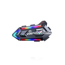 Y20 Motor Kurye Kask Kulaklık Rgb Modlu Bluetooth Motosiklet Kulaklık 5.3 Bluetooth Interkom