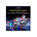 Y20 Motor Kurye Kask Kulaklık Rgb Modlu Bluetooth Motosiklet Kulaklık 5.3 Bluetooth Interkom