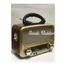 Rt819 Güneş Enerjili Nostaljik Fmauxusb Müzik Çalar