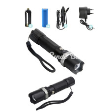 Swat Profesyonel Şarjlı El Feneri Ledli+flashlight+zoom Özellikli 6 Parça Full Set