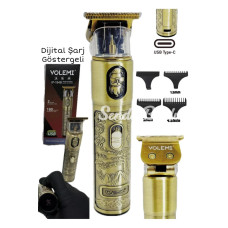 Ip1949 Şarj Göstergeli Sakal Lazer Öncesi Vücut Ense Çizim Kişisel Bakım Aletleri Sıfıra Yakın Tıraş