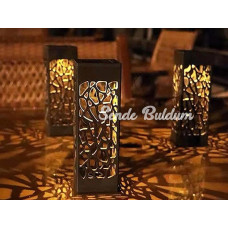 Dekoratif Solar Güneş Enerjili Bahçe Aydınlatması Yürüyüş Yolu Seti ( 8 Adet )