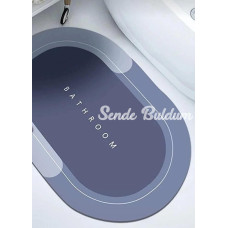Süper Su Emici Kaymaz Tabanlı Banyo Paspası ( 40*60 )cm